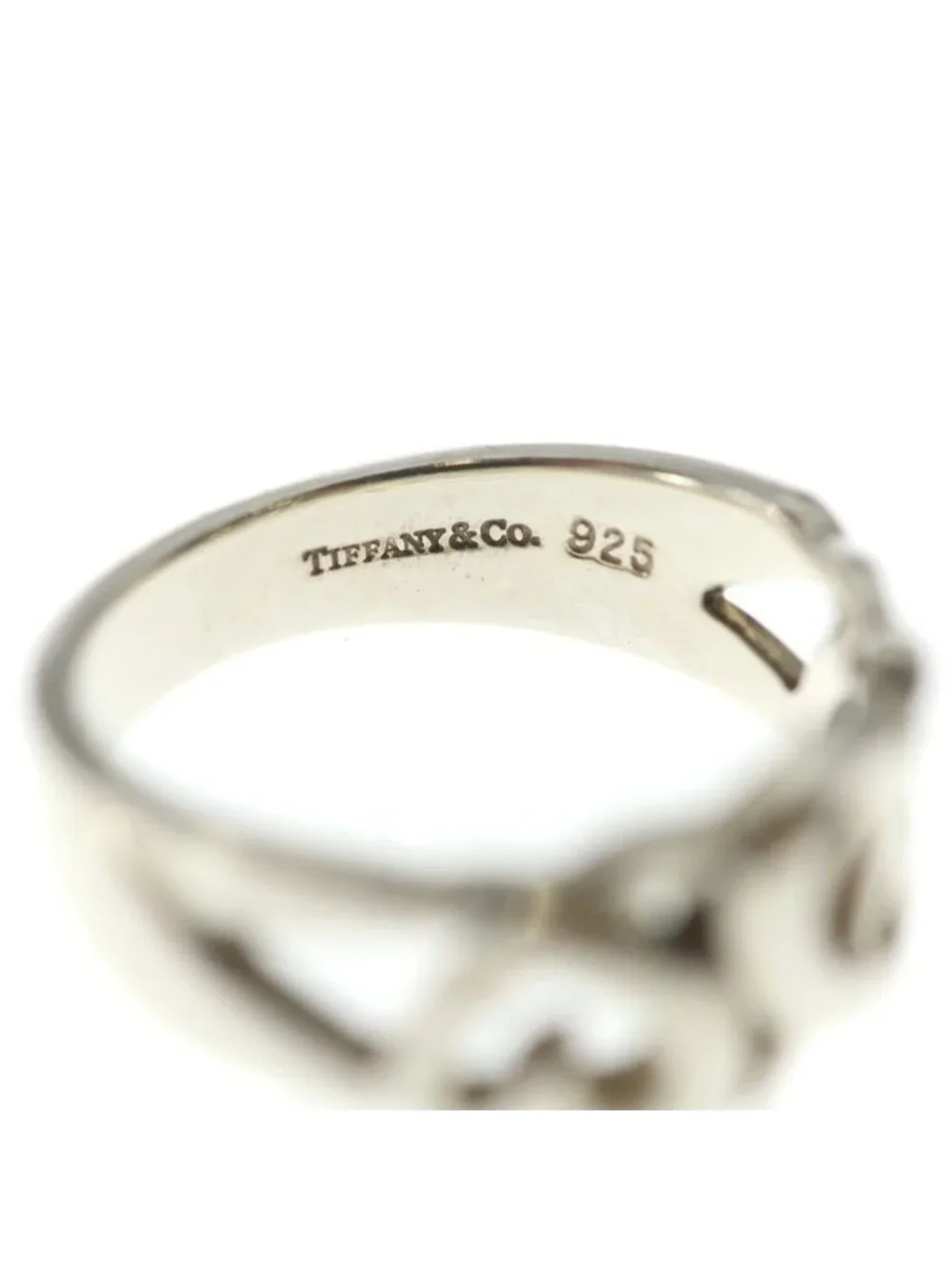 Tiffany & Co Paloma Picasso Triple Loving Heart Ring Silver